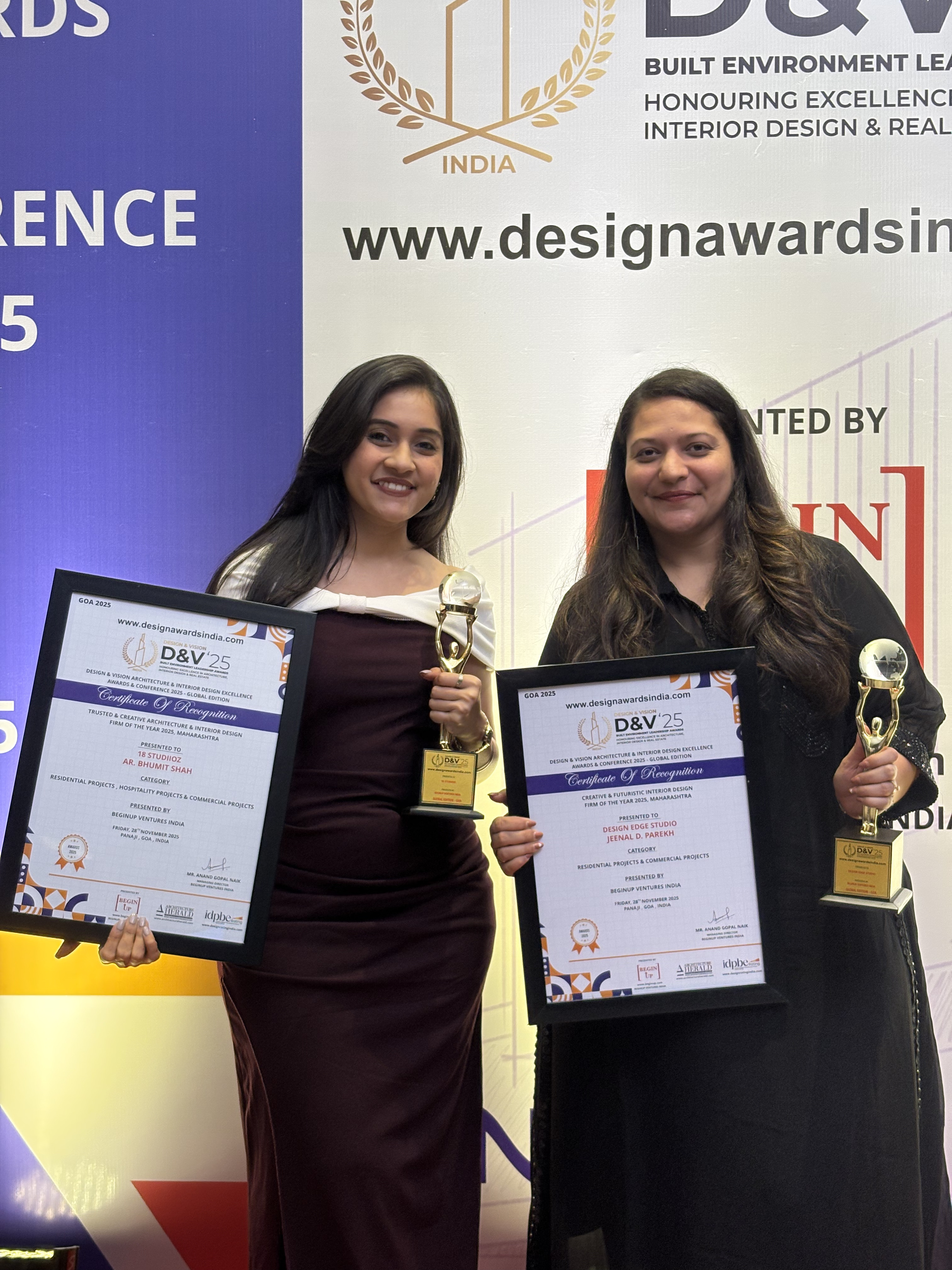 Design and Vision Awards Ceremony Goa 2025